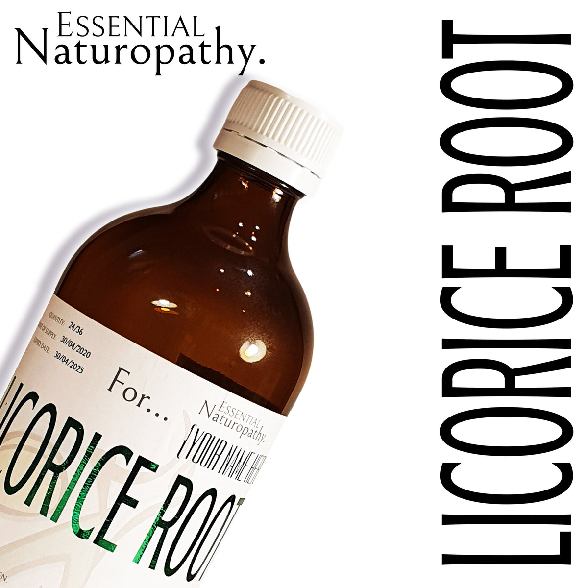 Organic Licorice Root Herbal Tincture Essential Naturopathy