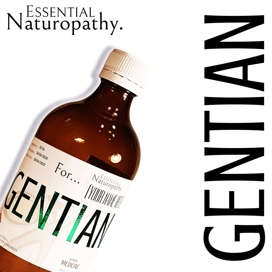 Organic Gentian Herbal Tincture