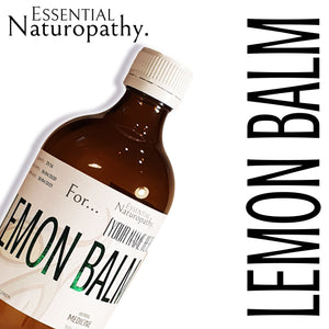 Organic Lemon Balm Herbal Tincture