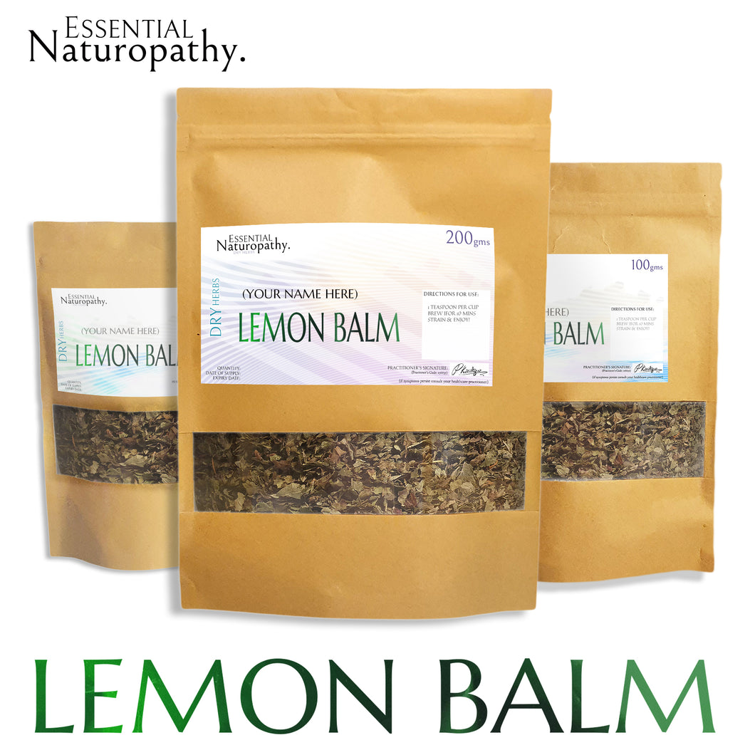 Lemon Balm Tea - Certified Organic
