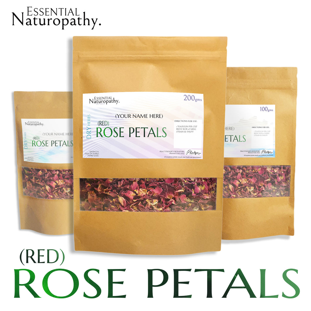 Red Rose Petal Tea - Certified Organic