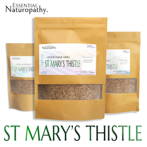 St Marys Thistle / Milk Thistle Tea - Organic Crushed Seeds