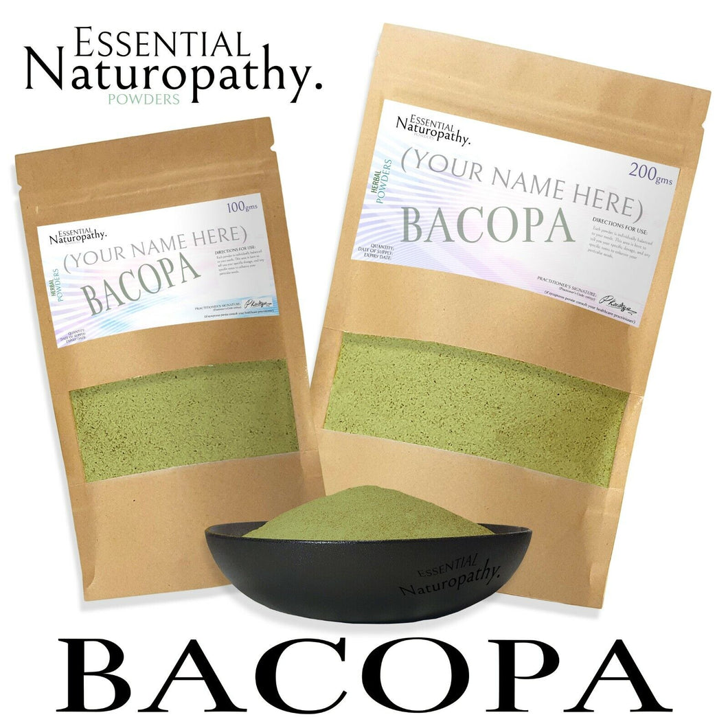 BACOPA / BRAHMI POWDER 100% Certified Organic (Bacopa monnieri) PREMIUM HERB