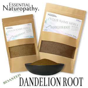 DANDELION ROOT POWDER ROASTED 100% Organic - Coffee alternative - PREMIUM HERBAL