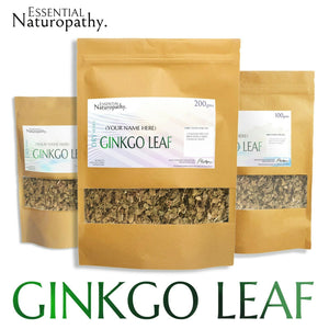 GINKGO DRIED HERB 100% Certified Organic LOOSE LEAF TEA (Ginkgo biloba) PREMIUM
