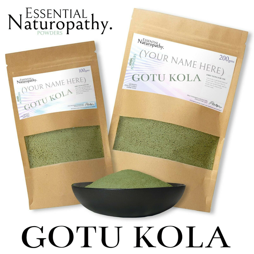 GOTU KOLA POWDER 100% Certified Organic (Centella asiatica) PREMIUM QUALITY HERB