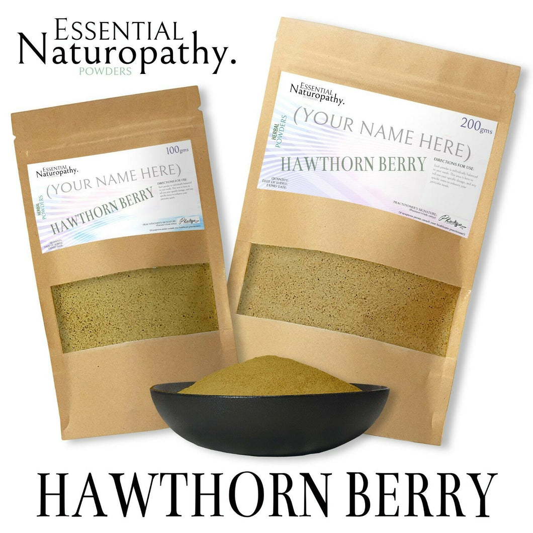 HAWTHORN BERRY POWDER (Crataegus monogyna) PREMIUM - PURE - HERB - Heart Health