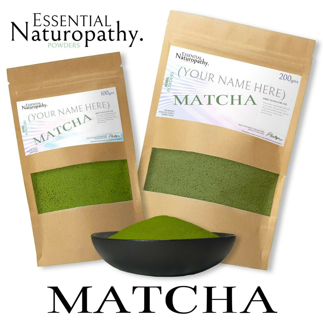 MATCHA POWDER Green Tea 100% Certified Organic (Camellia sinensis) PREMIUM GRADE