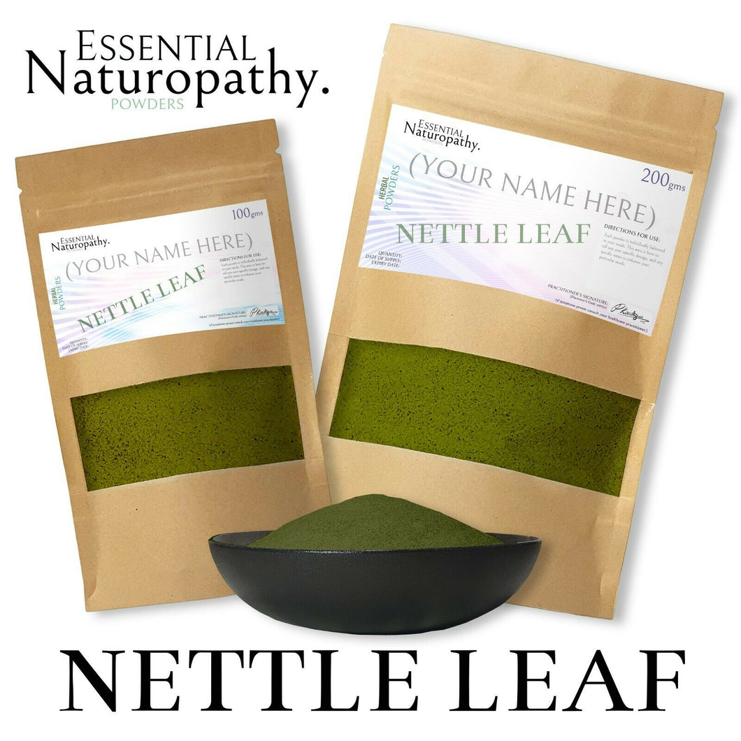 NETTLE LEAF POWDER 100% Certified Organic (Urtica dioica) PREMIUM HERB POWDER