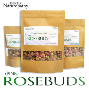 PINK ROSE BUDS DRIED REAL (Rosa centifolia) PREMIUM ROSEBUDS Tea Potpourri Bath