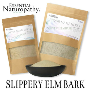 SLIPPERY ELM BARK POWDER 100% Certified Organic (Ulmus rubra)PREMIUM FOOD GRADE