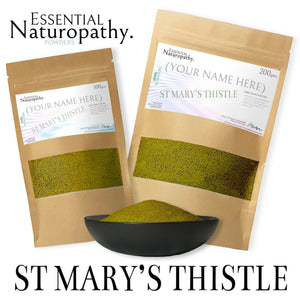 ST MARYS THISTLE / MILK THISTLE POWDER 100% Certified Organic (Silybum marianum)