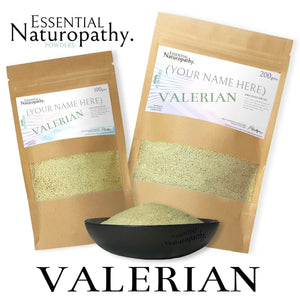 VALERIAN ROOT POWDER 100% Certified Organic (Valeriana officinalis) PREMIUM